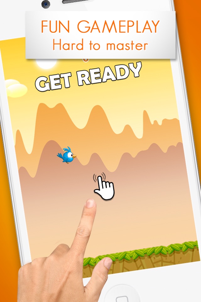 Flappy Bird: Cute birdie with tiny wings - FREE screenshot 2