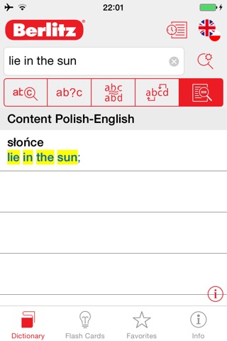 Polish - English Berlitz Basic Dictionary screenshot 2