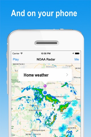 NOAA Watch Radar - Hi-Def Radar & alerts for Storm Warnings and Hurricane weather screenshot 2