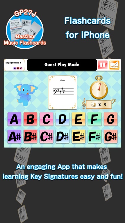 Bastien Key Signature Flashcards