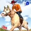 Horse Run 3D - Russian Wild Tiger Chase the Racing Equestrian in Jungle Valley