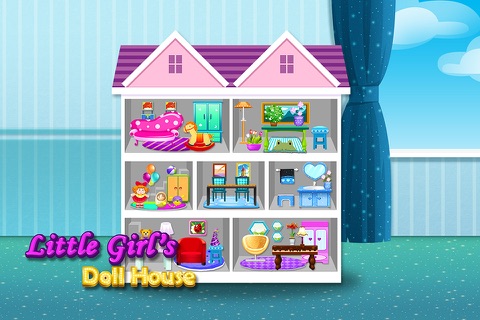 Baby Doll House Salon - DIY Mini Home Girls Game screenshot 3