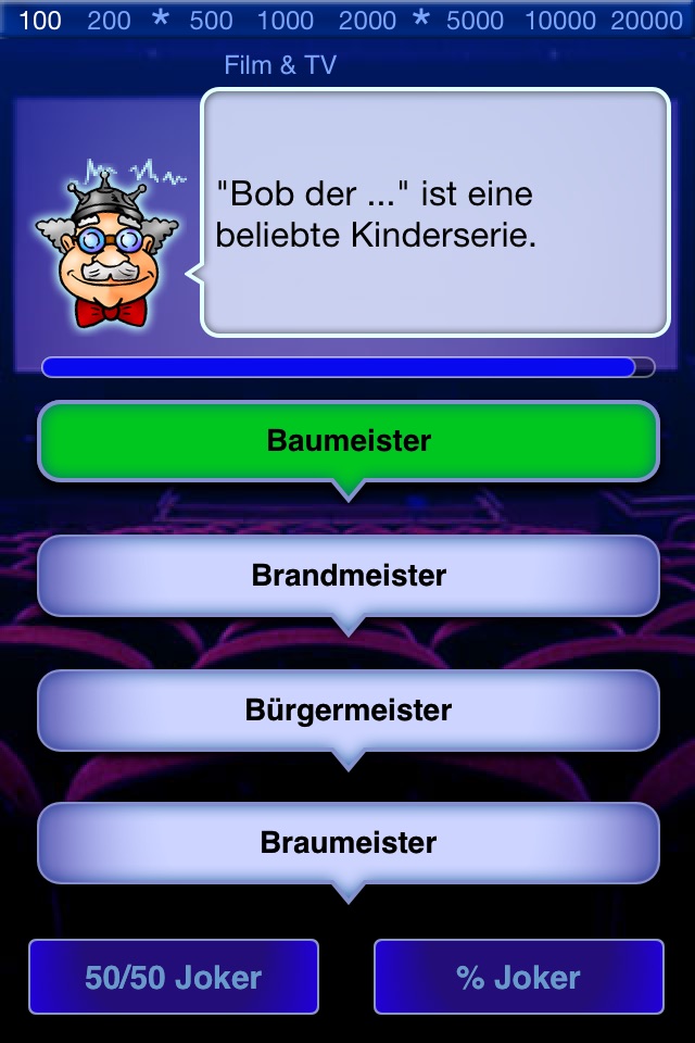 QuizDeluxe - ein deutsch-sprachiges Frage & Antwort-Spiel screenshot 2