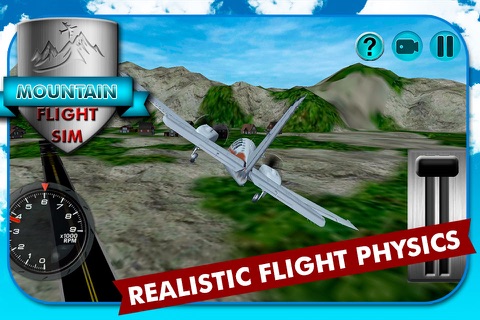 Mountain Flight Simulator 3D Full screenshot 4