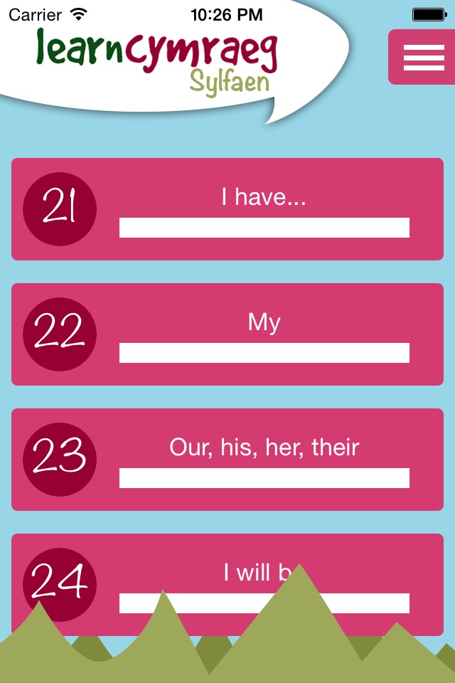 Learn Cymraeg Gogledd - Sylfaen screenshot 2