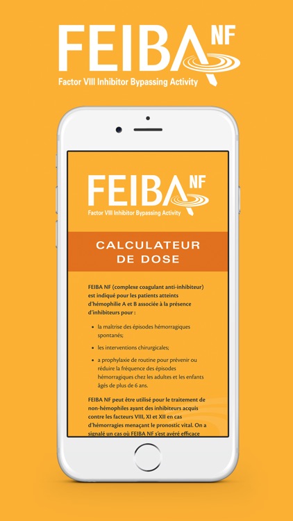 FEIBA Dosage Calculator for iPhone screenshot-3