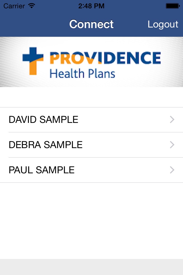 Providence E-Card screenshot 2