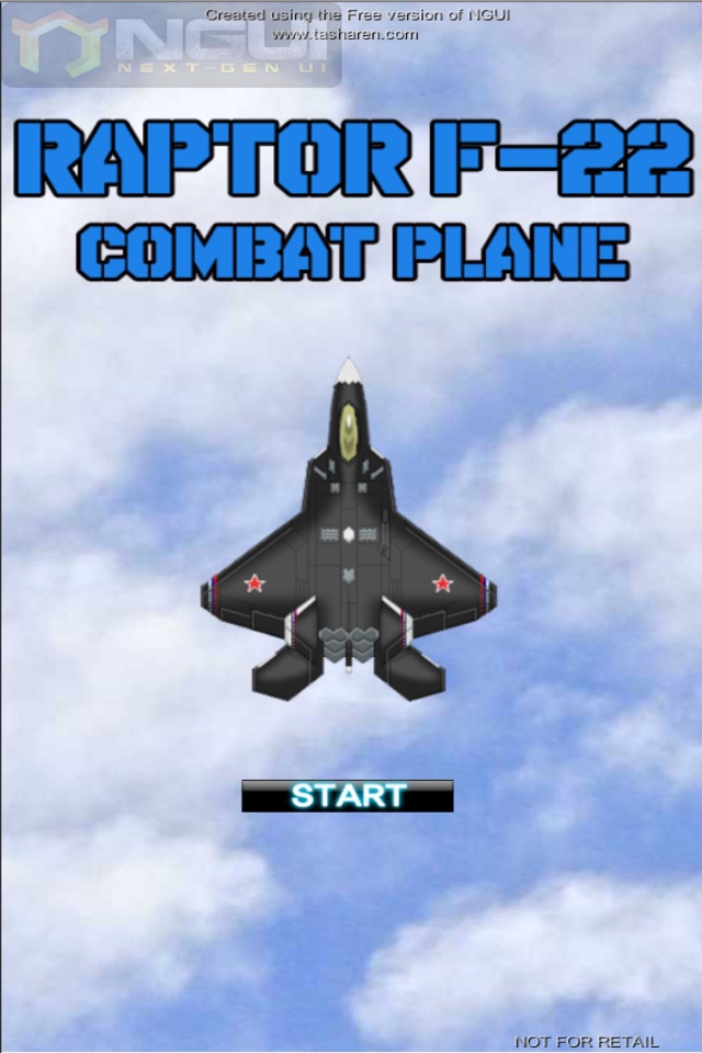 Lockheed Martin F-22 Raptor Combat Plane : War Air Strike Free Game screenshot 3