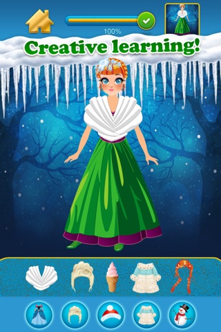My Own Fab Snow Princess Fashion Copy Closet - Awesome Dress Salon For BFFs Free screenshot 3