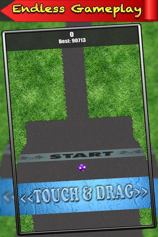 Touch & Drag to stay alive on the road in green field screenshot 4