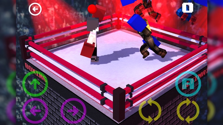 Blocky Boxing Match 3D - Endless Hunter Survival Craft Game (Free Edition) screenshot-3