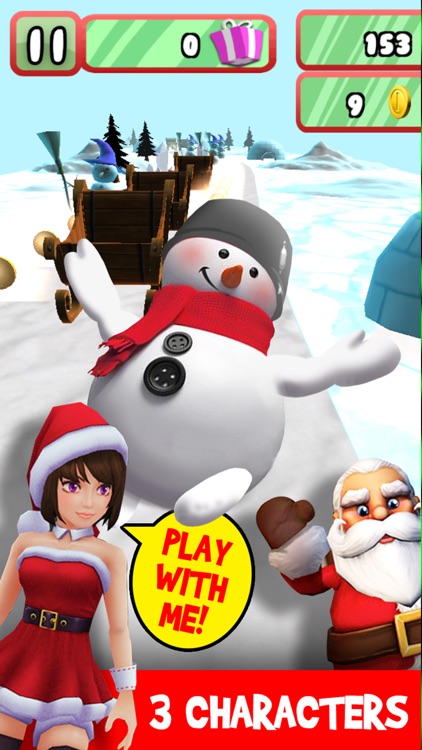 3D Snowman Run & Christmas 2014 Racing - Frozen Running and Jump-ing Games For Kids (boys & girls)