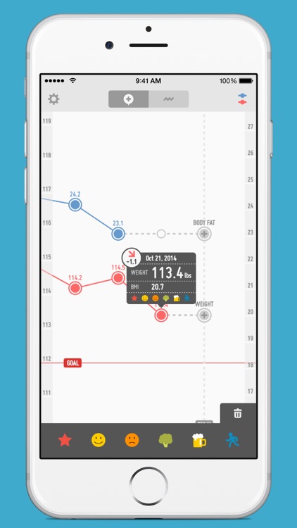 PopWeight - Easily track and record your weight screenshot-3