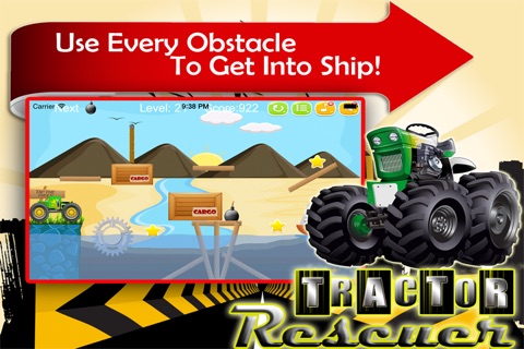Tractor Rescuer PRO - Awesome Game to Rescue the Trucker screenshot 4