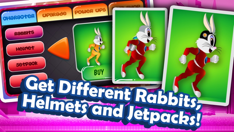 A Super Hero Rabbit Dash Jump Flying Fun Race Game