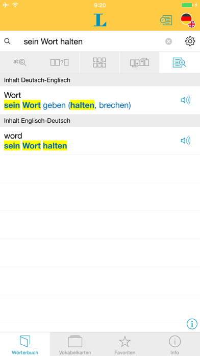 Englisch <-> Deutsch Wörterbuch Basic mit Sprachausgabeのおすすめ画像2