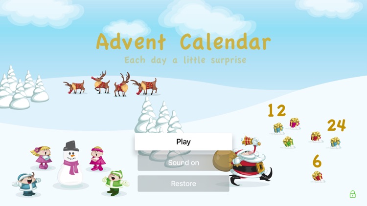 Advent Calendar Santa Claus