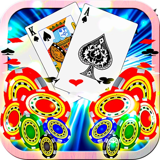 Blackjack Tornado Stars 21 Cards Free - Professional Royale Casino Classic Blackjack HD Live Run Edition Icon