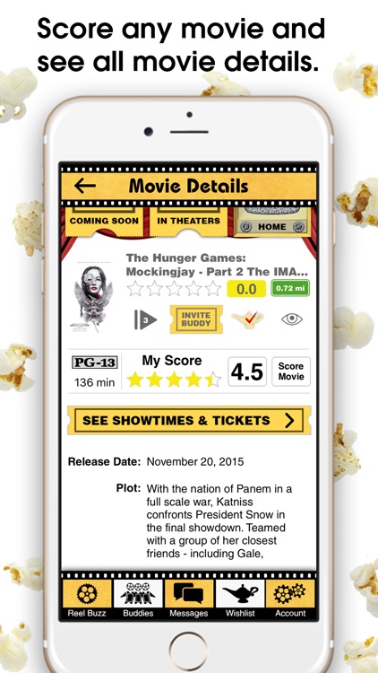 Reel Buddy - See Showtimes, Buy Movie Tickets, and Find Movie Friends screenshot-3