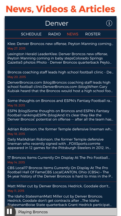 Denver Football Radio & Live Scores screenshot-4