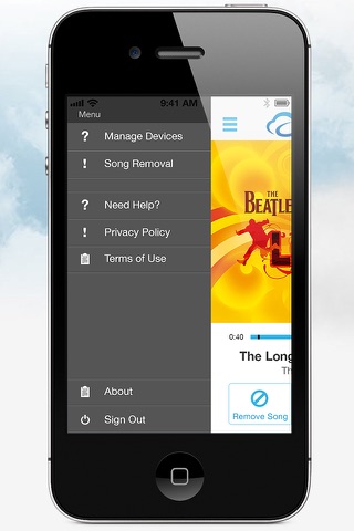 Cloud Cover Music Player screenshot 4