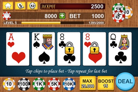 Video Poker Double Bonus screenshot 4