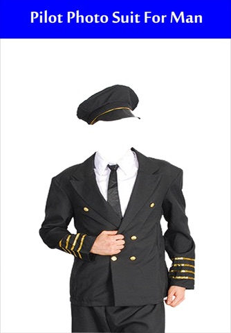 Pilot Photo Suit For Man screenshot 3