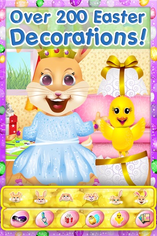 Easter Bunny Dress Up and Card Maker - Decorate Funny Bunnies & Eggs screenshot 2