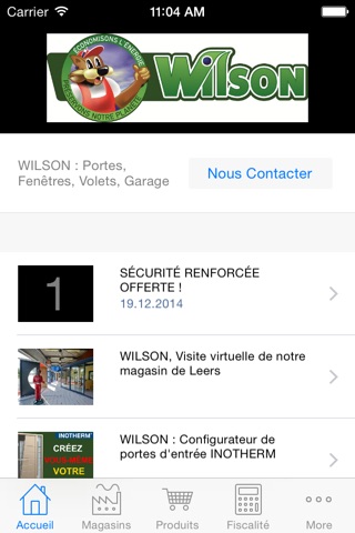 WILSON - Portes et Fenêtres screenshot 2