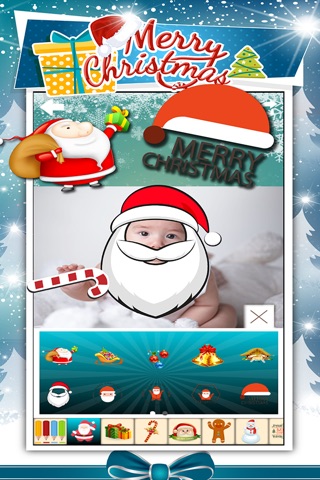 Santa Claus Holiday Christmasfy Photo Booth Editor Effect Camera screenshot 4