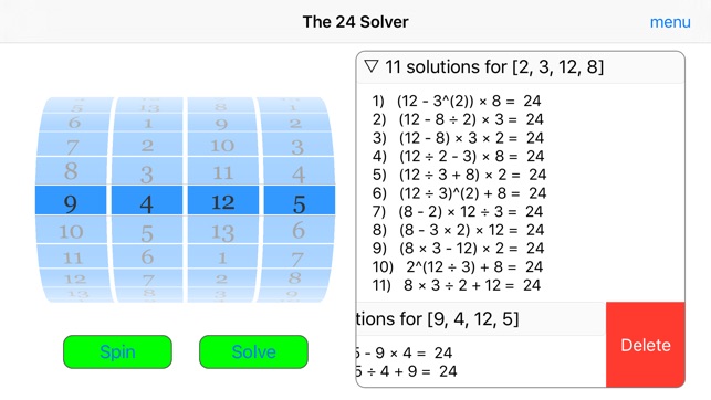 Ultimate 24 Game Solver(圖4)-速報App