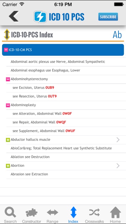 ICD-10-PCS Lookup screenshot-3