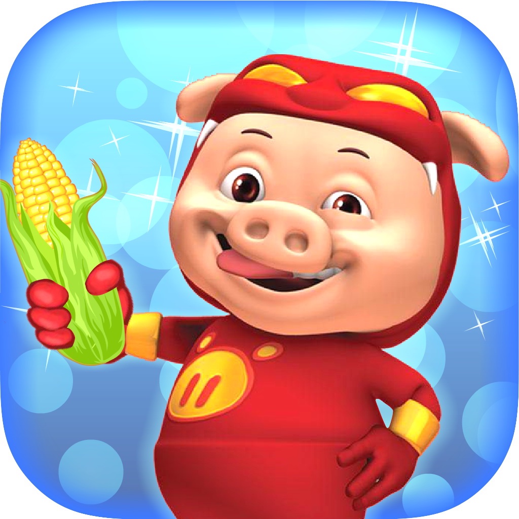 Pig Man Vegetable Painting icon