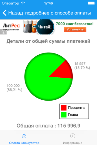 EMI Calculator 2014 Free screenshot 3