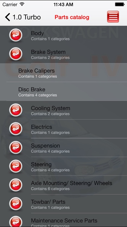 AutoParts VW Golf IV screenshot-3