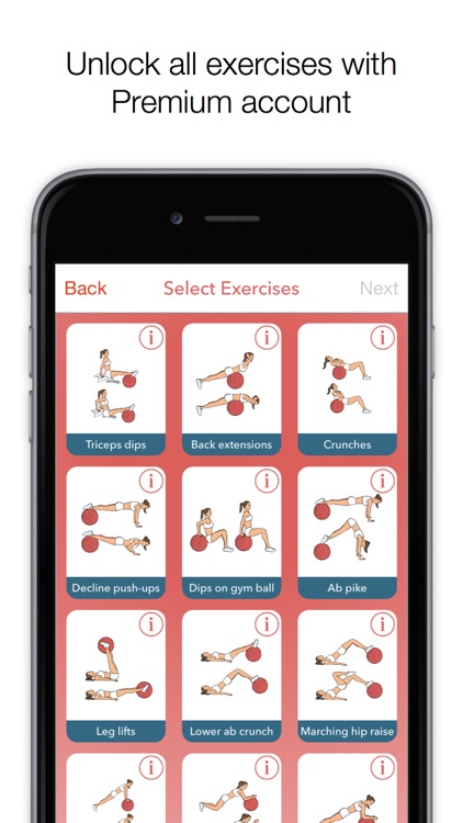 Gym Ball Revolution - daily fitness swiss ball routines for home workouts program screenshot-4