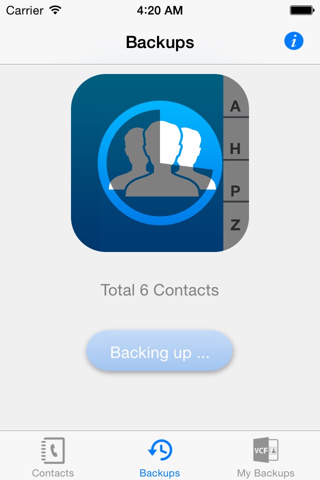 My Contacts Backup Pro - Easy contacts backup and restore screenshot 2