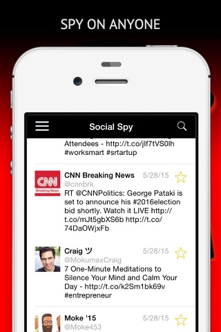 Social Spy Full - The ultimate anonymous spying app for Twitter. screenshot 4