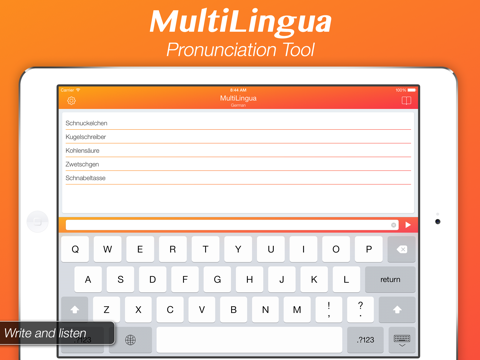 MultiLingua - Pronunciation Tool (Spanish, German, French, Chinese and many other languages)のおすすめ画像1