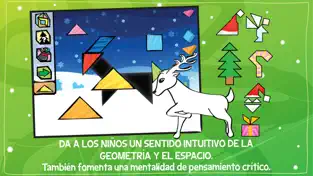 Screenshot 1 Los Niños Pequeños Garabatean y Descubren: Navidad, Rompecabezas Tangram Gratis iphone