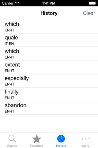 Italian<>English Dictionary screenshot 3