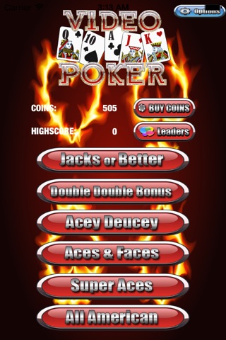 A Ablazing Video Poker screenshot 2
