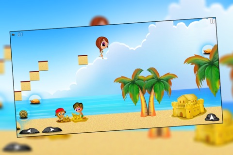Sand Castles : The Sunset Family Crazy Day at the Beach - Gold screenshot 3