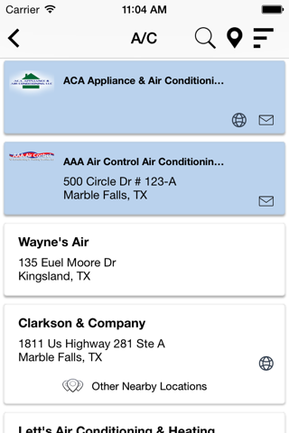 TXPages Local Business Search screenshot 2