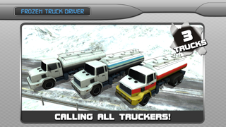 Frozen Highway Truck Driver 3D screenshot 3