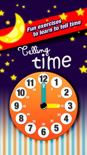 Telling Time for Kids - Game to Learn to Tell Time easily(圖1)-速報App