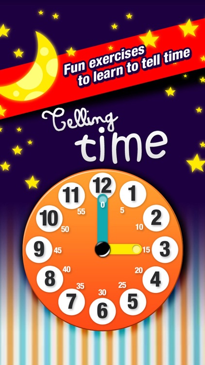 Telling Time for Kids - Game to Learn to Tell Time easily screenshot-0