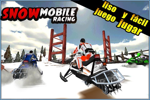 SnowMobile Racing 3D ( Action Race Game / Games ) screenshot 2