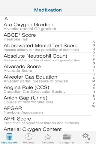 Medfixation Medical Calculator screenshot 2