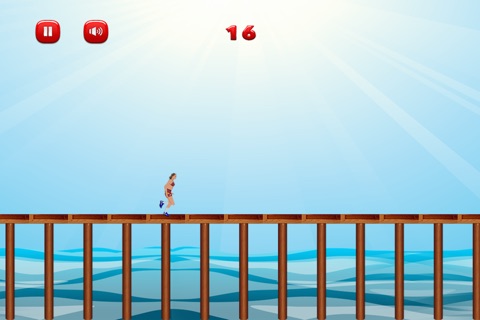Bikini Beach Babe Jump: Run On the Hot Sand screenshot 2